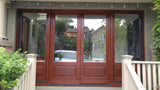 Wooden front & patio doors  are a great feature when it comes to your home’s curb appeal. However, years of exposure to sunlight, rain, snow and frost can significantly damage an exterior wood door and leave it looking worn out. With regular maintenance, your wood door can last for decades. But if your exterior door has been neglected for some time, it may be time for some serious restoration.