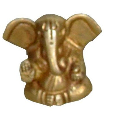 Small brass Ganesh.