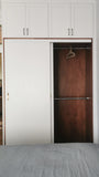 Extra wide closets with sliding doors - sliding doors work well in tight spaces leaving more room for you, making them perfect for small bedrooms  narrow hallways.