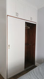 Extra wide closets with sliding doors - sliding doors work well in tight spaces leaving more room for you, making them perfect for small bedrooms  narrow hallways.