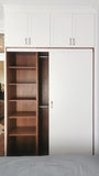 Extra wide closets with sliding doors - sliding doors work well in tight spaces leaving more room for you, making them perfect for small bedrooms  narrow hallways.