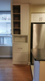 To make most of the space Jonathan wanted to add cabinet to an existing kitchen.

But matching to existing door front &amp; color can be a challenge!