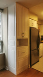 To make most of the space Jonathan wanted to add cabinet to an existing kitchen.

But matching to existing door front &amp; color can be a challenge!