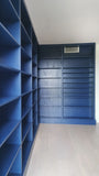 This project is a definition of a dream home library.

This custom bookcase stretches over 17 feet and features seven continuous shelves, offering ample display space for books, art, and collectibles. It is a perfect example of how our custom cabinetry can transform a space.