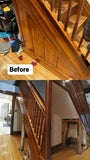 Every home can use more storage. Fortunately, the often-neglected space beneath a staircase provides an ideal spot for that.  From kitchen pantry , playroom for your kids , home office to bookshelves. The options are virtually endless.  A pantry for the kitchen + additional shelving storage + pull out shoe rack and a  pull out.