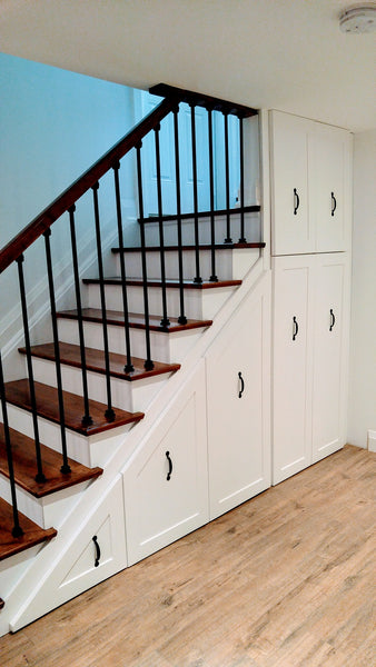 Every home can use more storage. Fortunately, the often-neglected space beneath a staircase provides an ideal spot for that.  From kitchen pantry , playroom for your kids , home office to bookshelves. The options are virtually endless. 