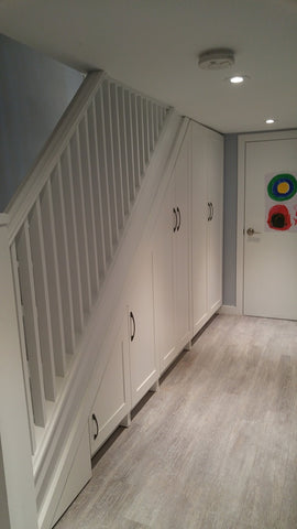 Every home can use more storage. Fortunately, the often-neglected space beneath a staircase provides an ideal spot for that.  From kitchen pantry , playroom for your kids , home office to bookshelves. The options are virtually endless. 