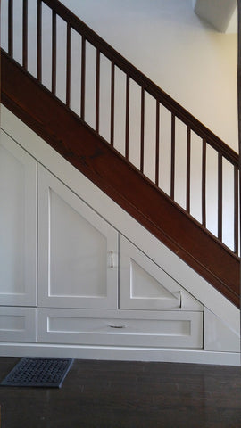 Every home can use more storage. Fortunately, the often-neglected space beneath a staircase provides an ideal spot for that.  From kitchen pantry , playroom for your kids , home office to bookshelves. The options are virtually endless.
