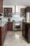 Inde-Art hand carved solid wood custom designed kitchen cabinets