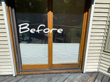 Wooden front & patio doors  are a great feature when it comes to your home’s curb appeal. However, years of exposure to sunlight, rain, snow and frost can significantly damage an exterior wood door and leave it looking worn out. With regular maintenance, your wood door can last for decades. But if your exterior door has been neglected for some time, it may be time for some serious restoration.