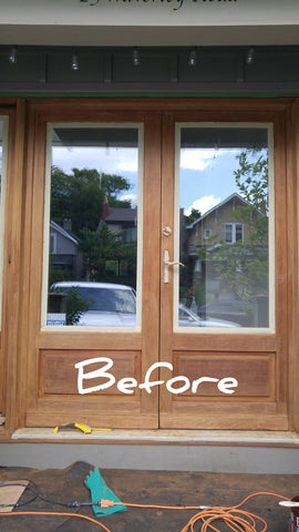 Wooden front & patio doors  are a great feature when it comes to your home’s curb appeal. However, years of exposure to sunlight, rain, snow and frost can significantly damage an exterior wood door and leave it looking worn out. With regular maintenance, your wood door can last for decades. But if your exterior door has been neglected for some time, it may be time for some serious restoration.