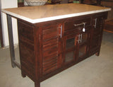 Inde-Art reclaimed wood kitchens. Custom kitchen cabinets & islands and reclaimed wood cabinet door & drawer fronts. Can be customized to fit exsisting boxes & drawers including IKEA.