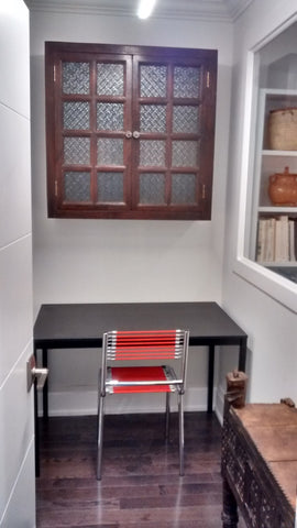 This closets-turned-office maximize space in small rooms and actually look really great!