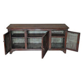 Antique solid wood TV stand or a storage cabinet.
