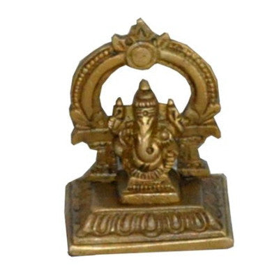 Small brass Ganesh.