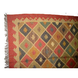 Hand woven woolen  rug in assorted colors and designs