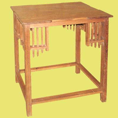 Solid teak wood end table